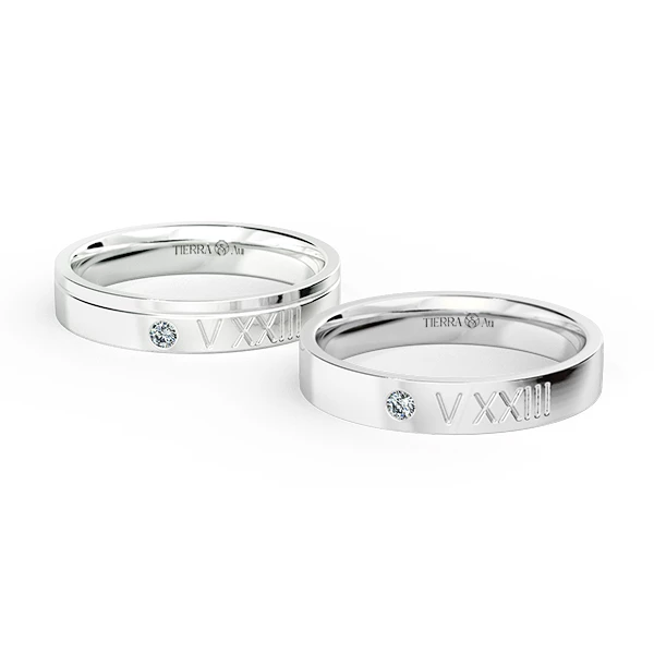 Modern Wedding Band Set NCC2036 1